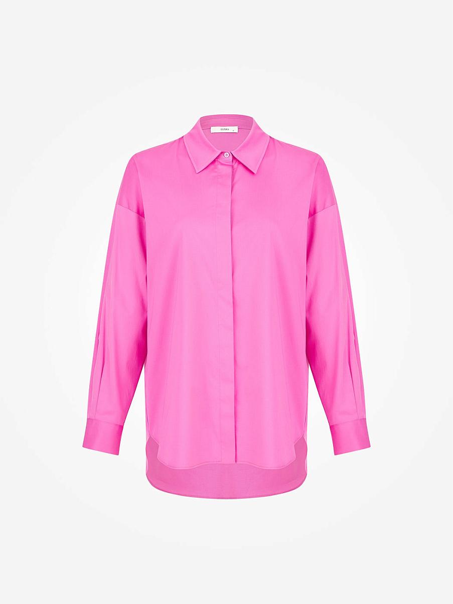 Рубашка оверсайз из хлопка