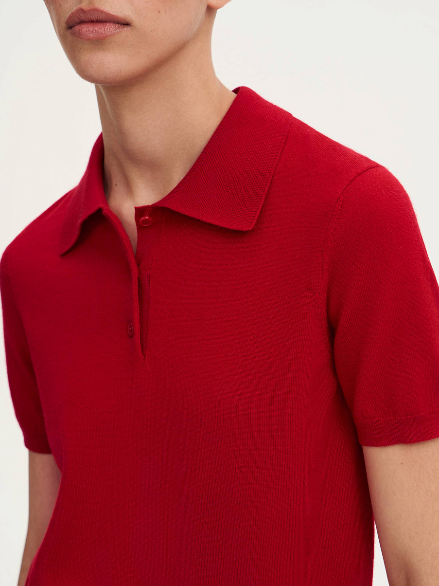 Поло из шерсти мериноса