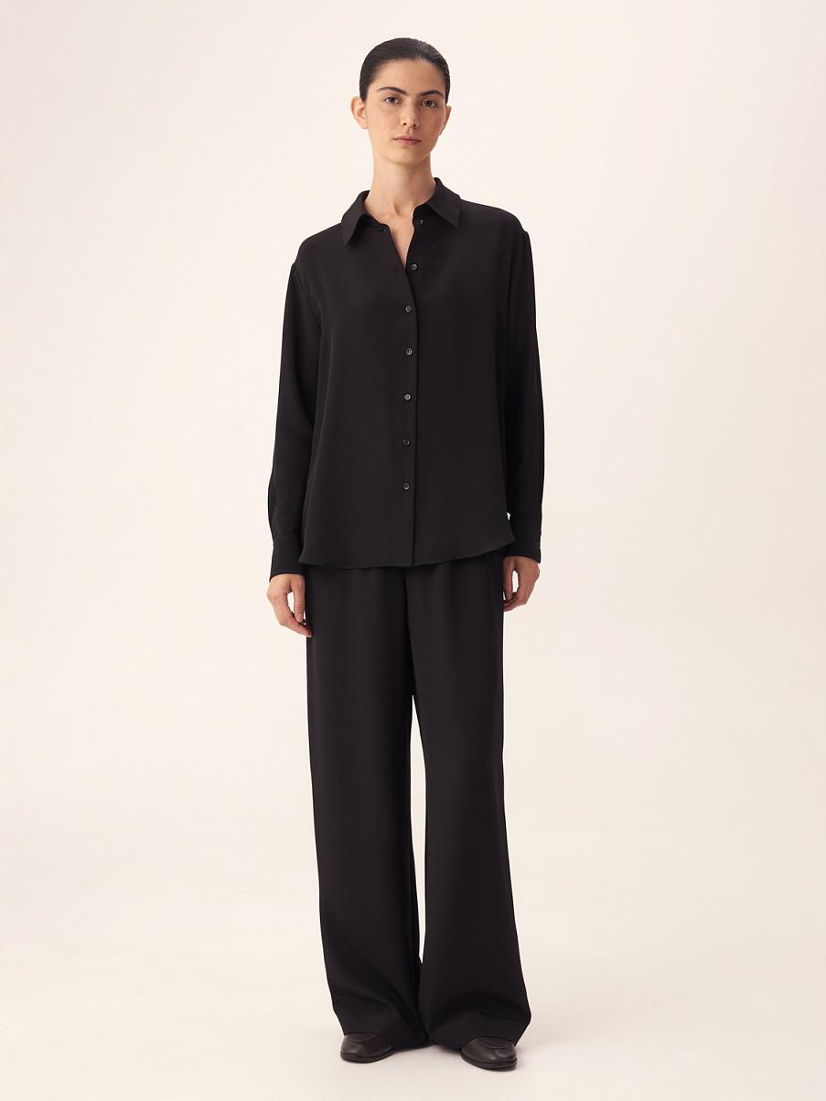 Брюки из шелка