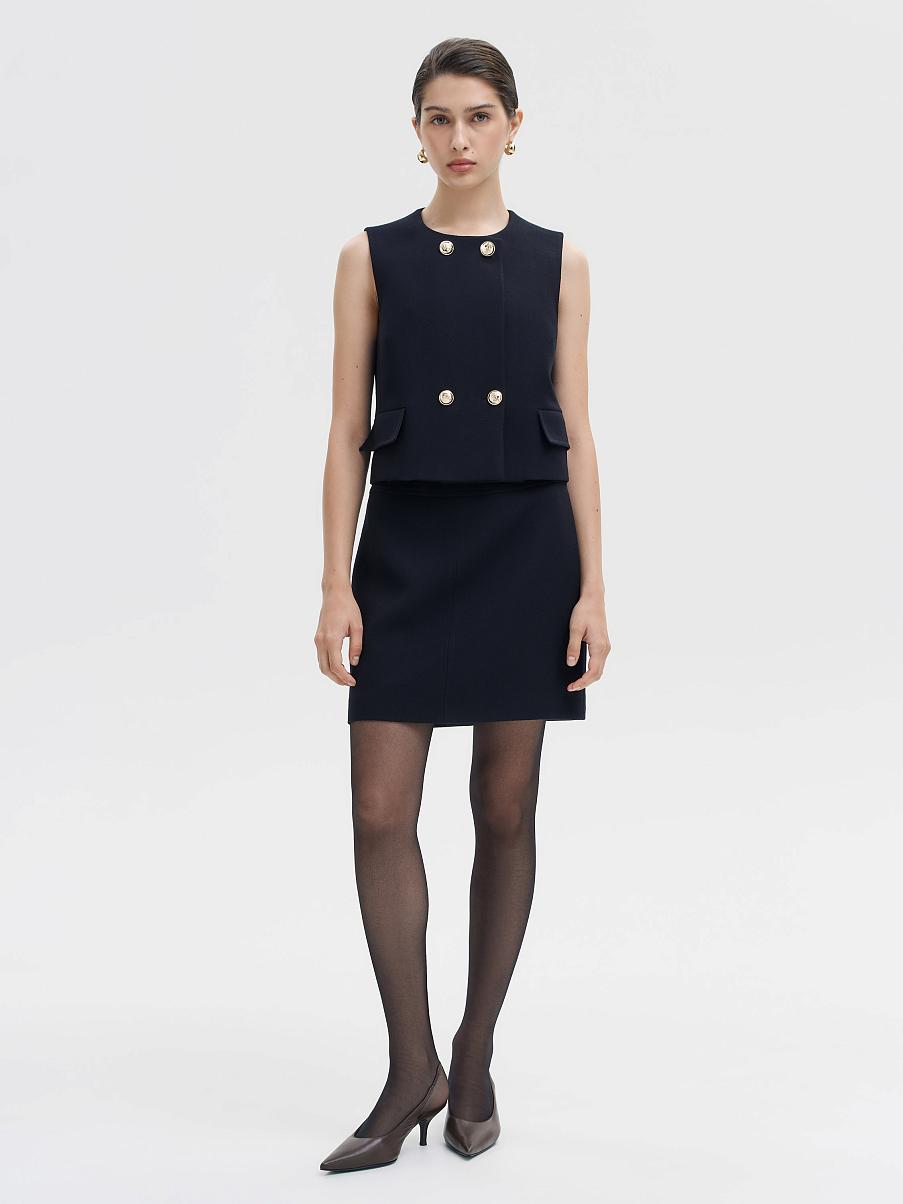 Жилет укороченный