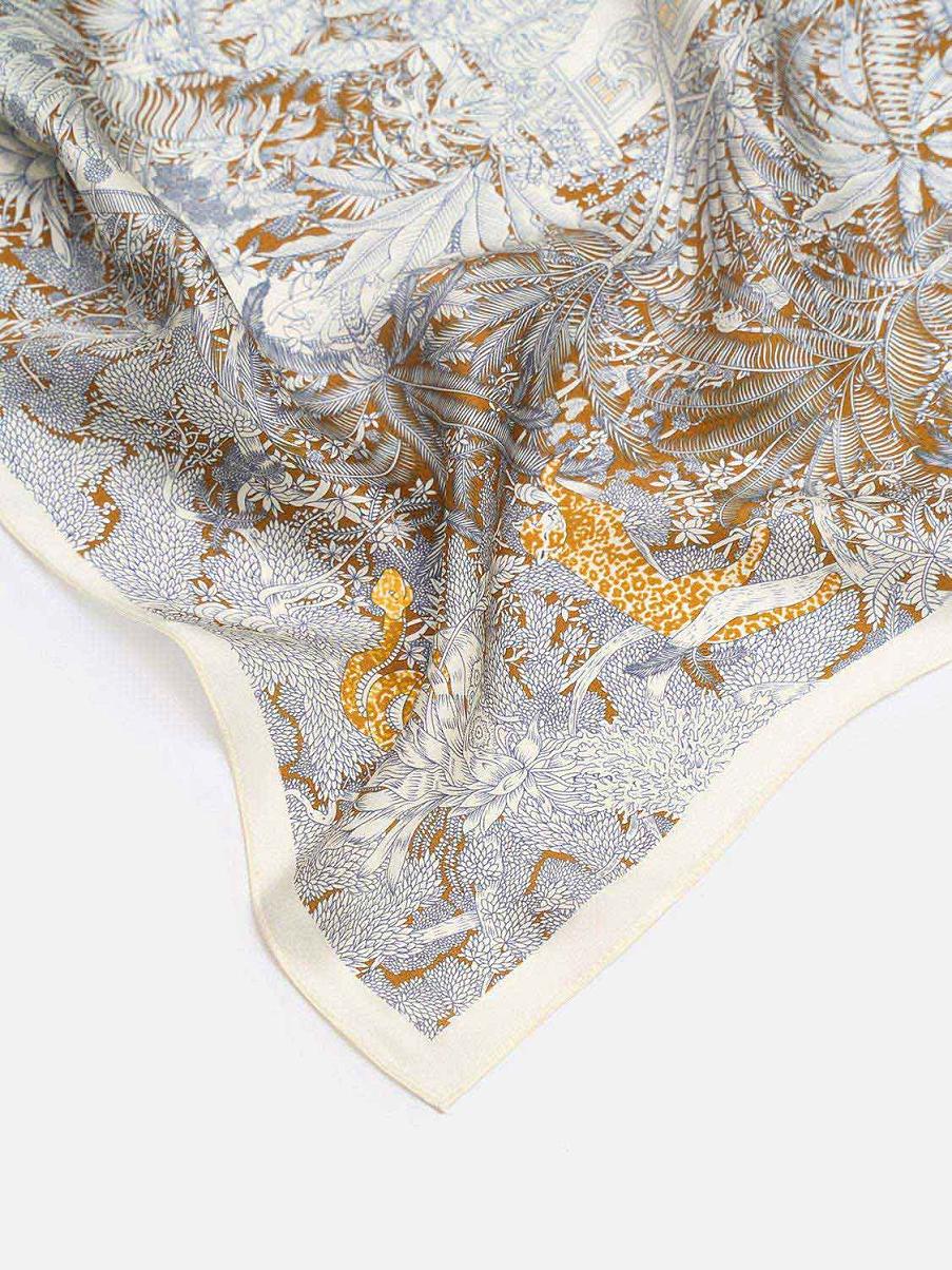 Платок из натурального шелка