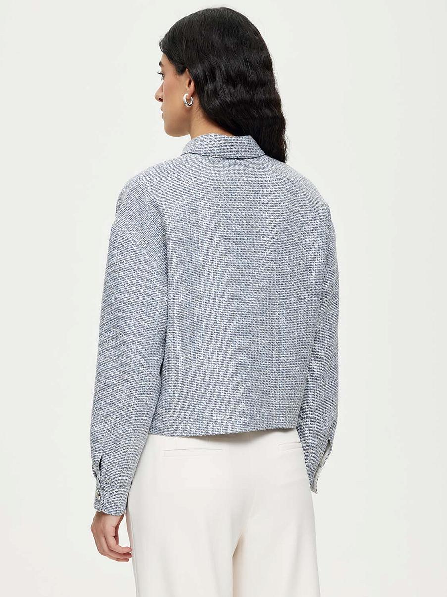 Укороченный хлопковый жакет