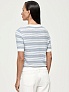 Трикотажная блуза в полоску