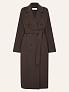 Двубортное пальто из шерсти мериноса и кашемира