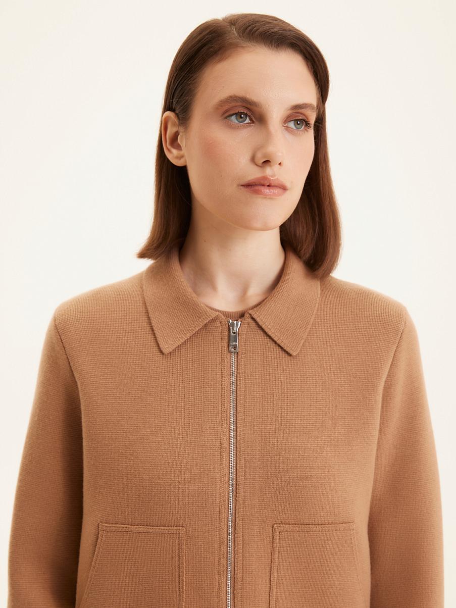 Кардиган с шерстью