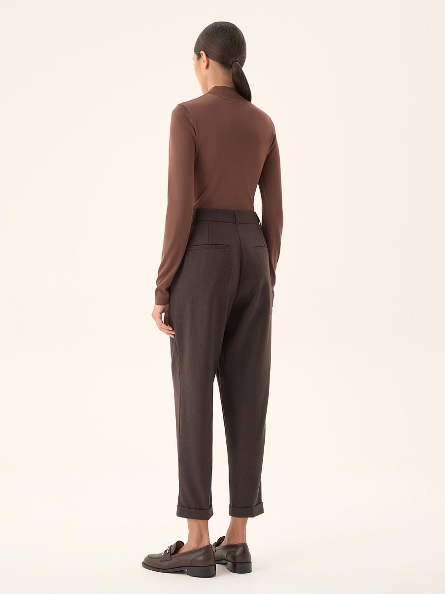 Костюмные брюки из шерсти