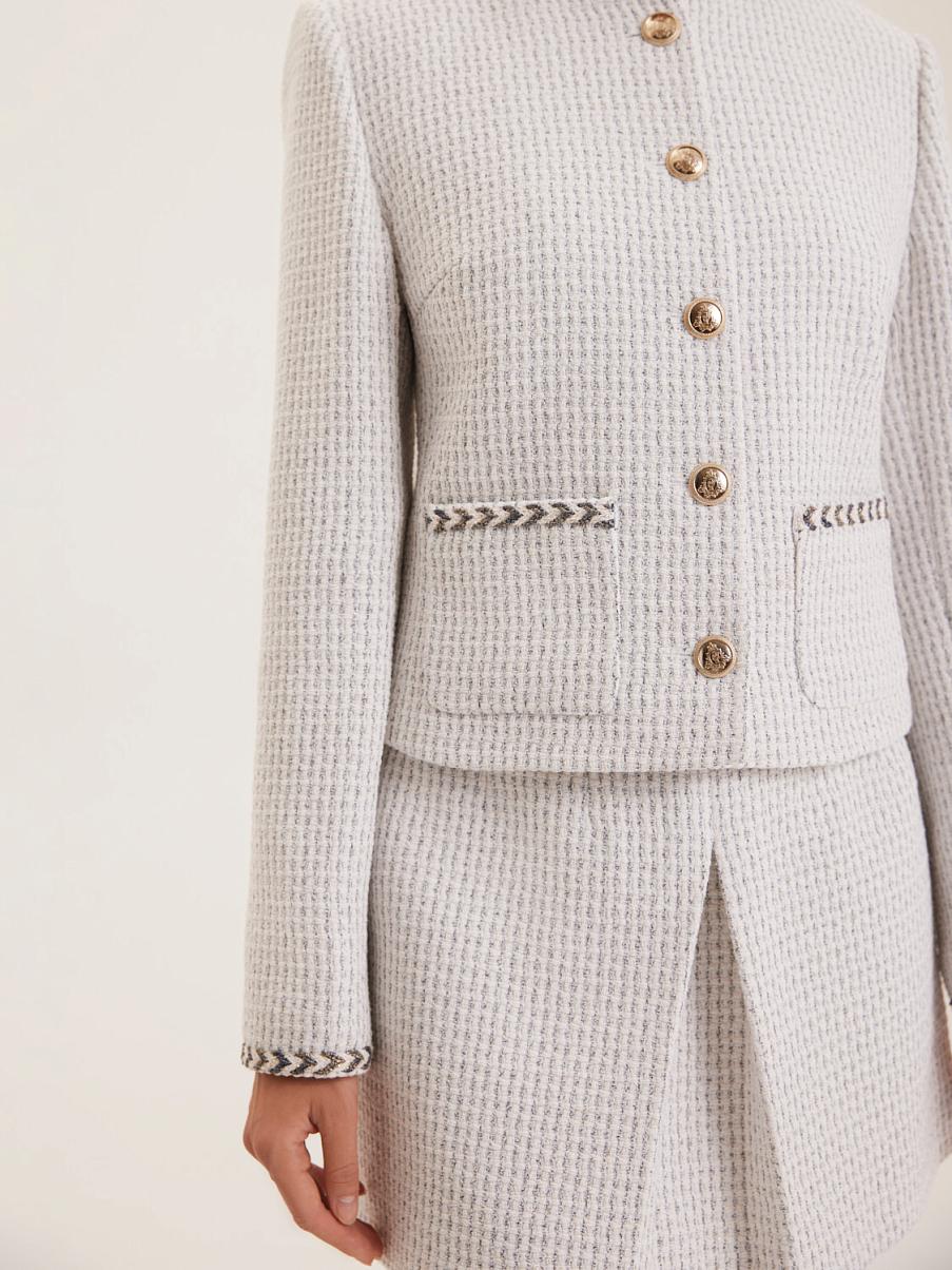 Укороченный жакет из букле