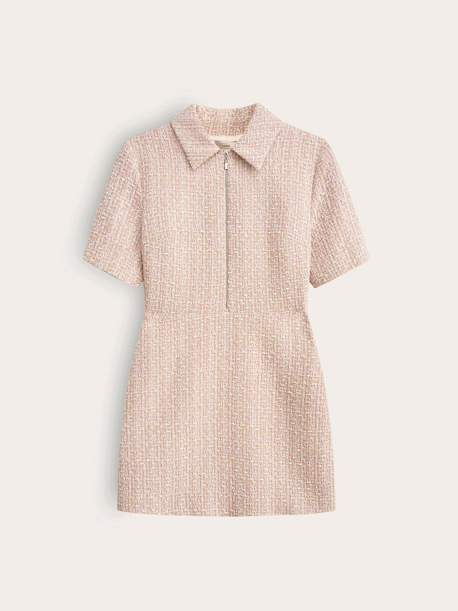 Платье мини на молнии