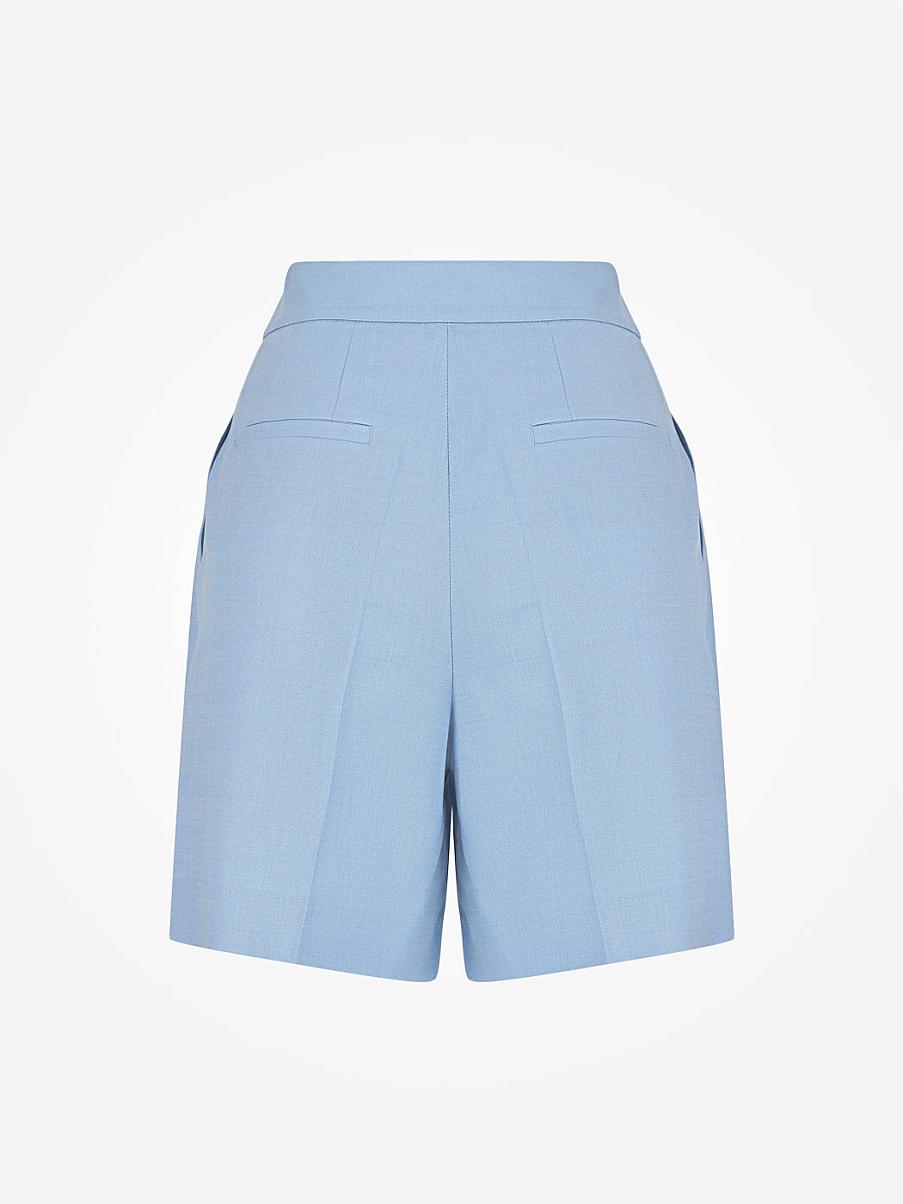 Костюмные шорты-бермуды с шерстью