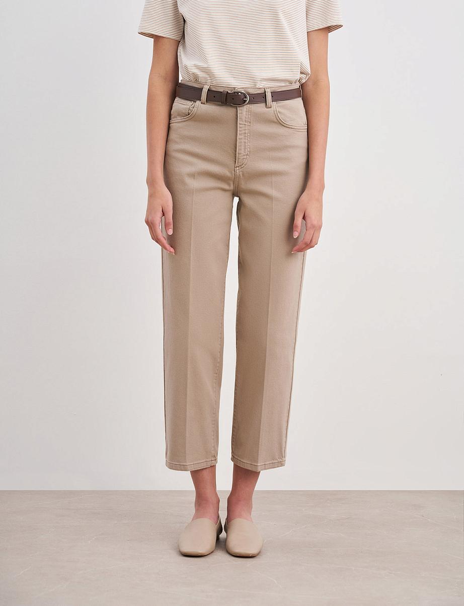 Укороченные джинсы со стрелками