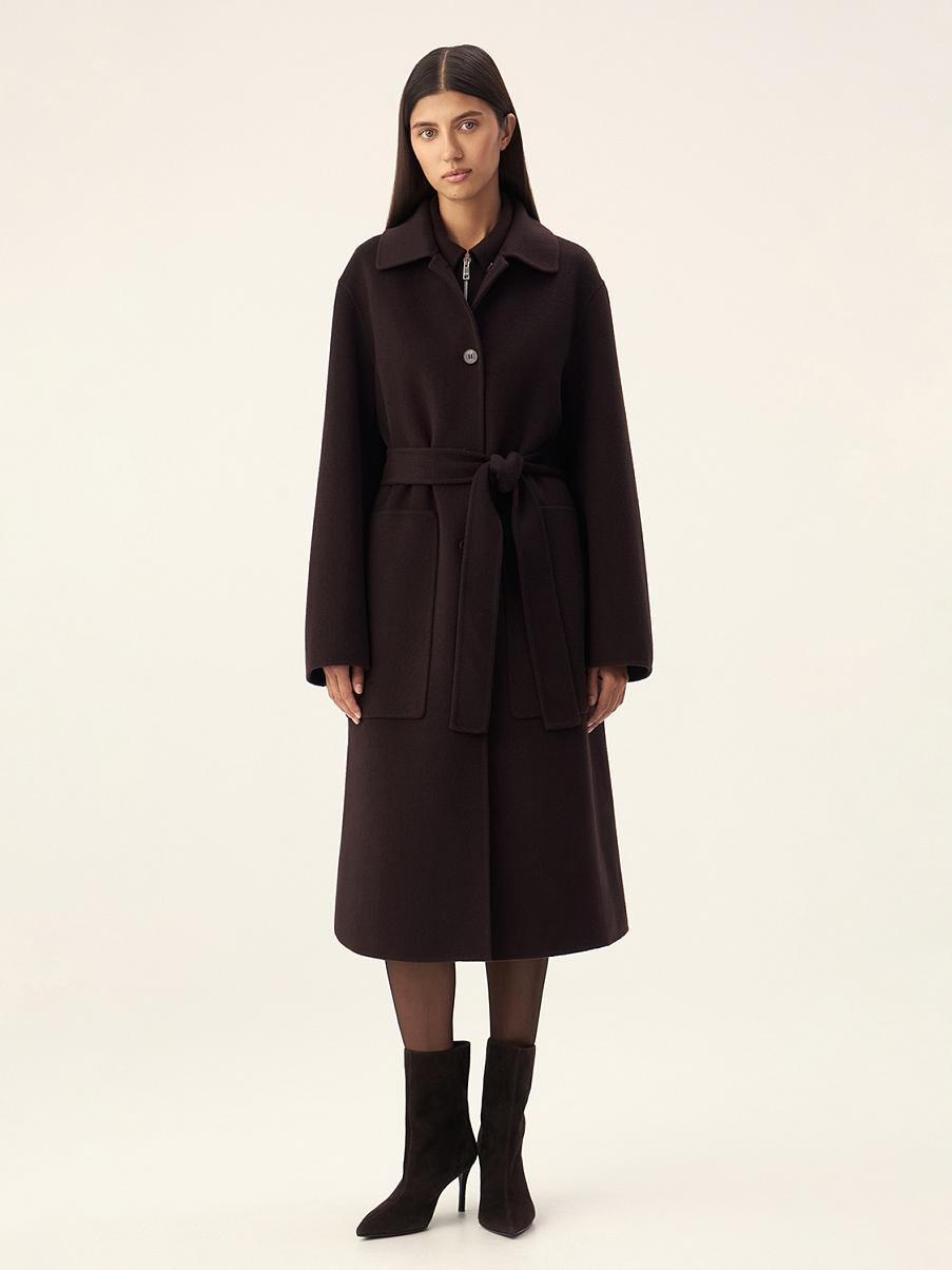 Пальто из шерсти мериноса
