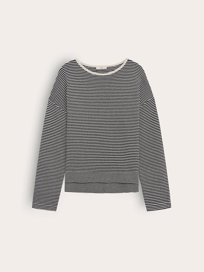 LSSL-342014 Джемпер (черно-белый, S)