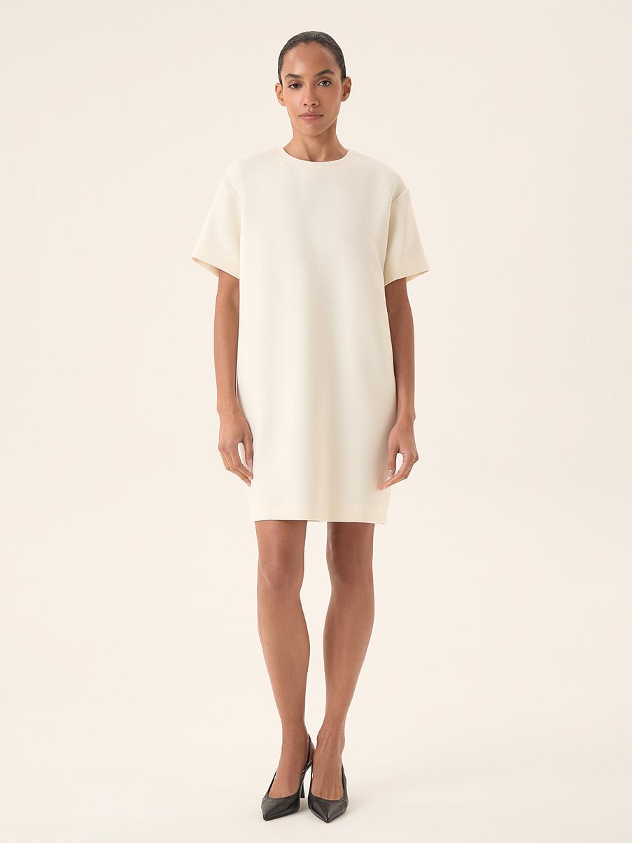 Платье мини с шерстью