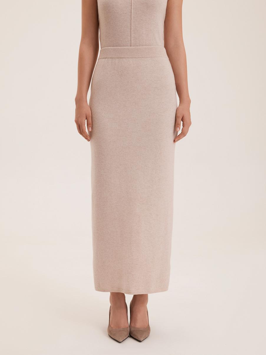 Юбка макси из шерсти мериноса