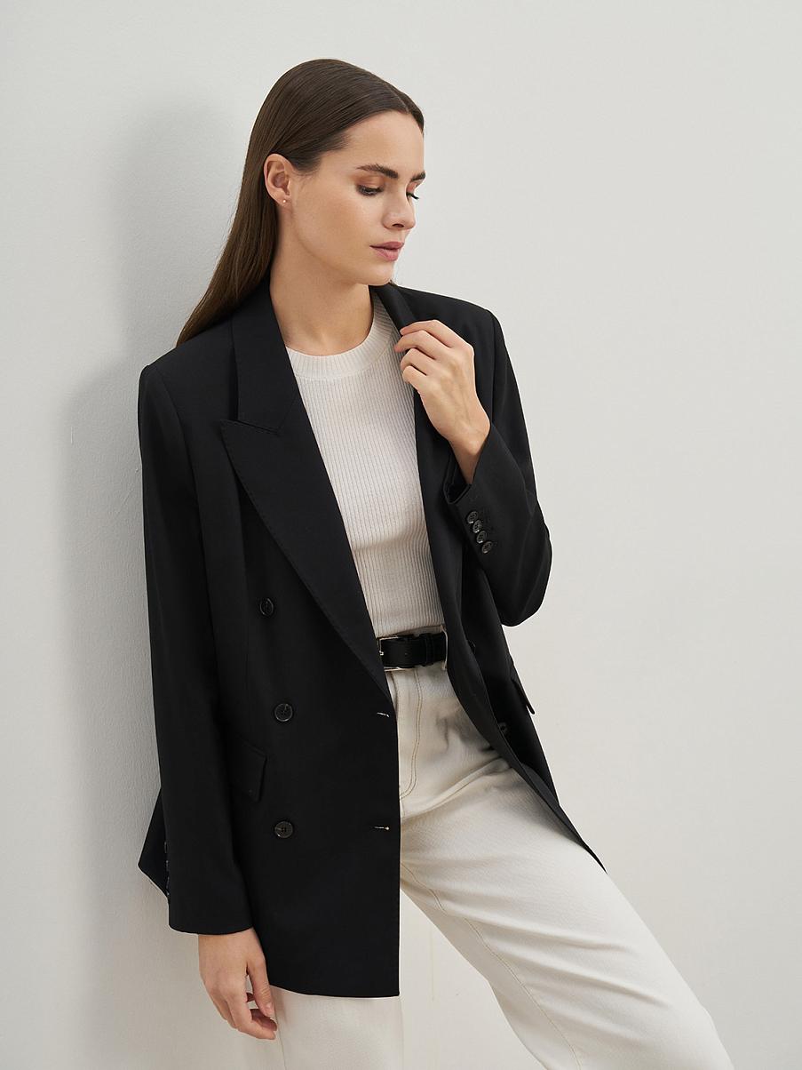 Двубортный жакет оверсайз