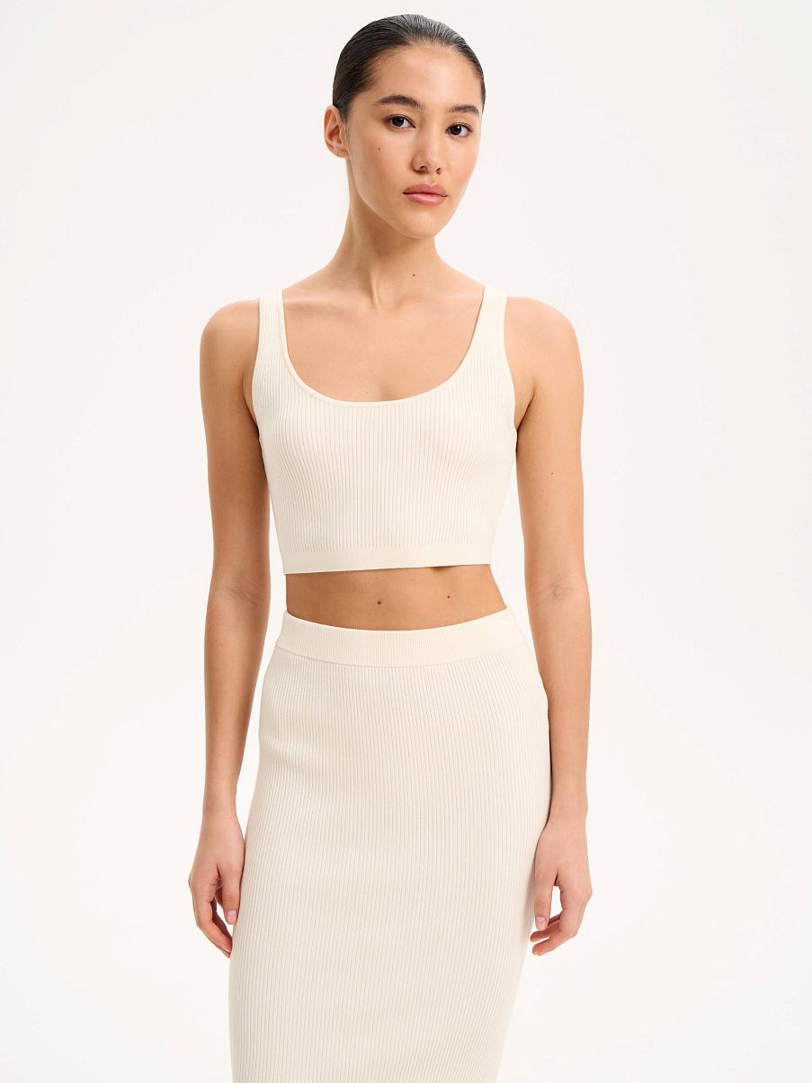 Кроп-топ с шелком