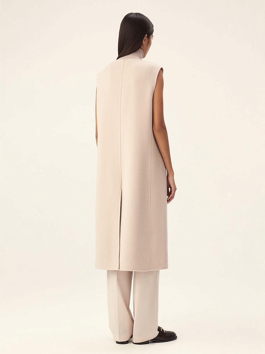 Жилетка удлиненная из шерсти мериноса