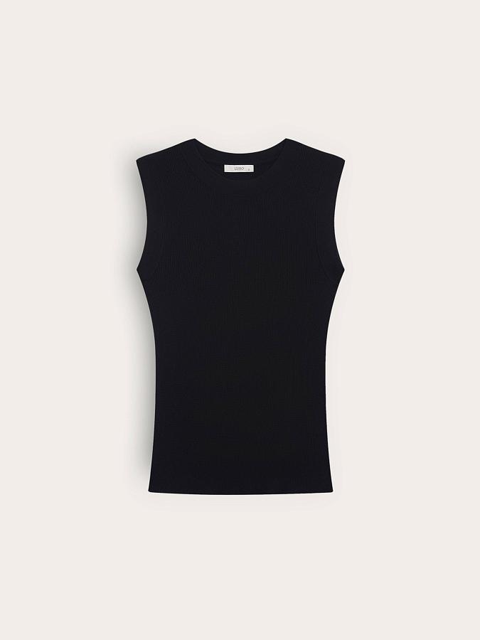 LSSM-070050 Трикотажная блуза (черный, XS)