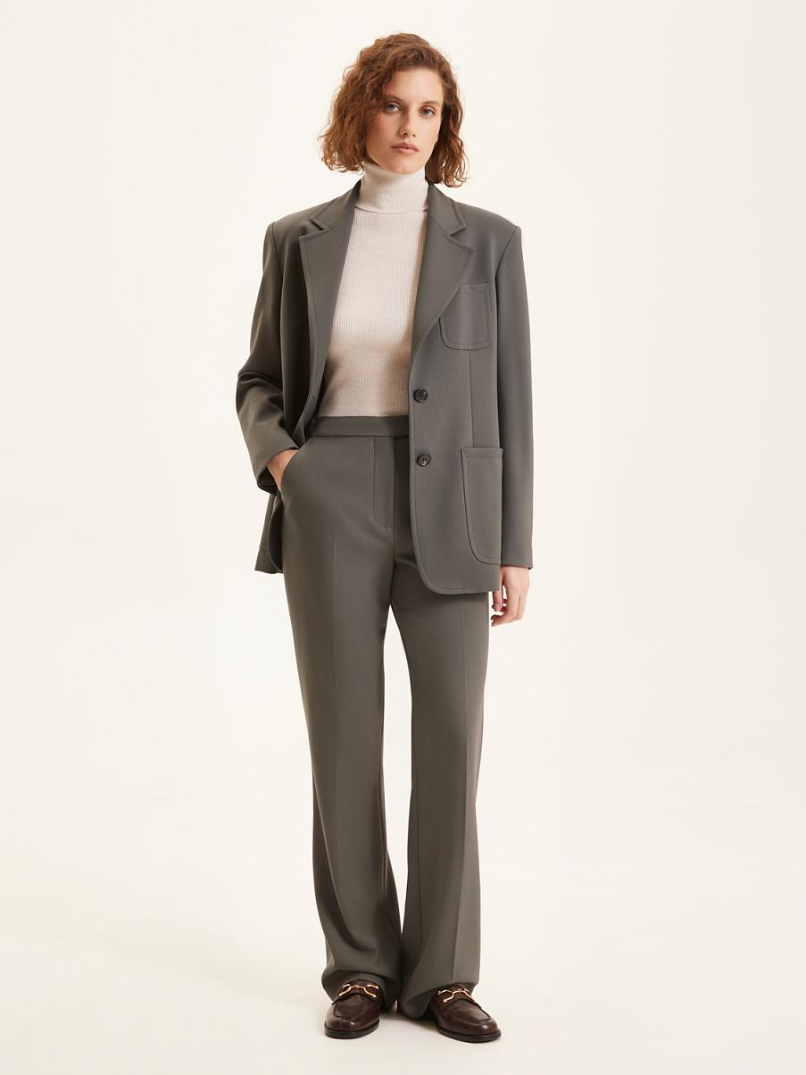 Прямые брюки со стрелками