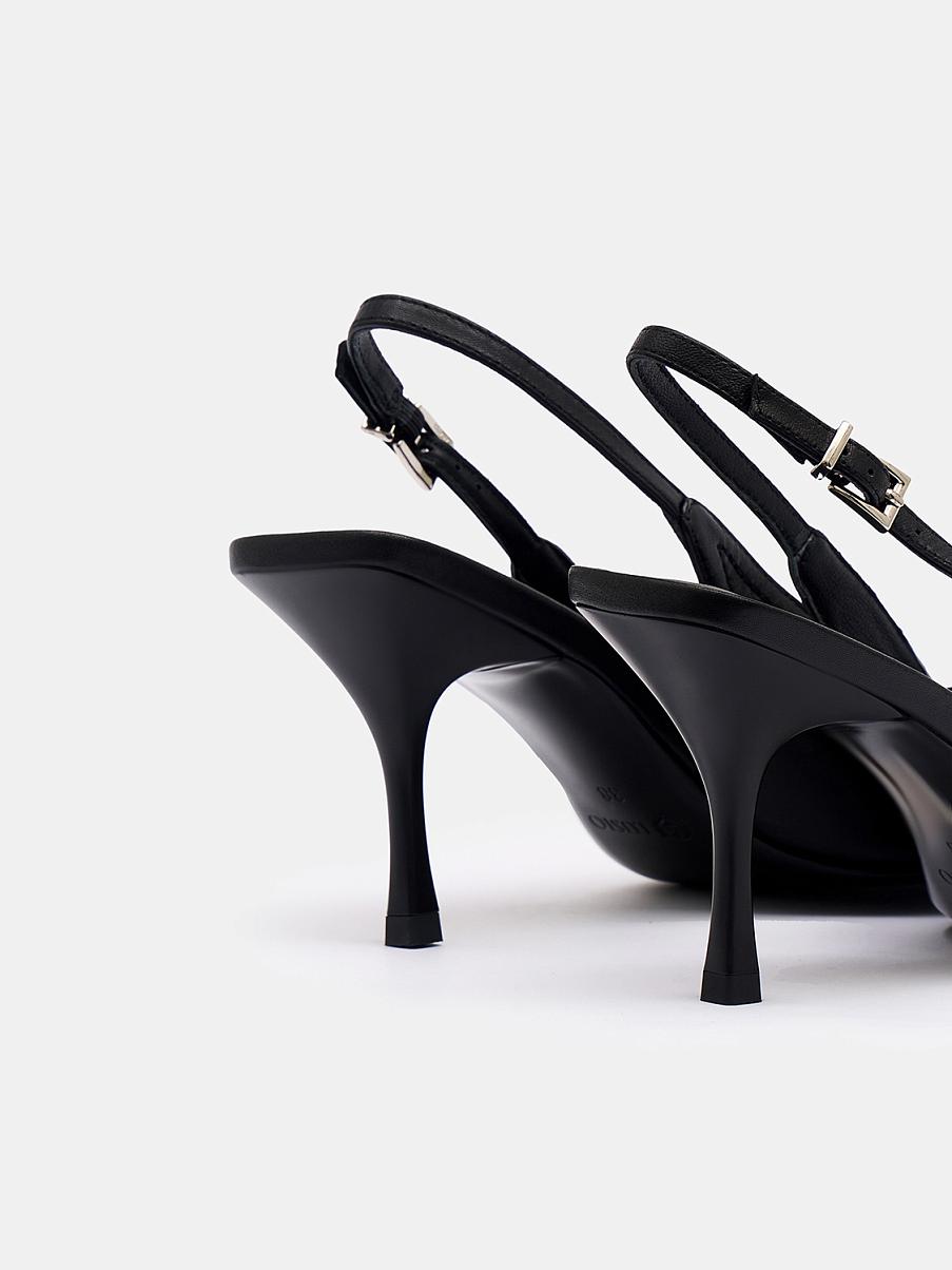 Лодочки из натуральной кожи