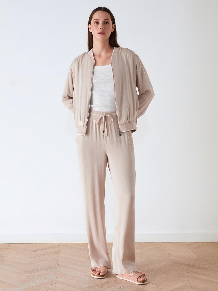 Брюки свободного кроя из тенсела