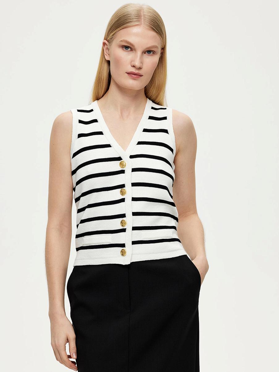 Трикотажная жилетка с шерстью