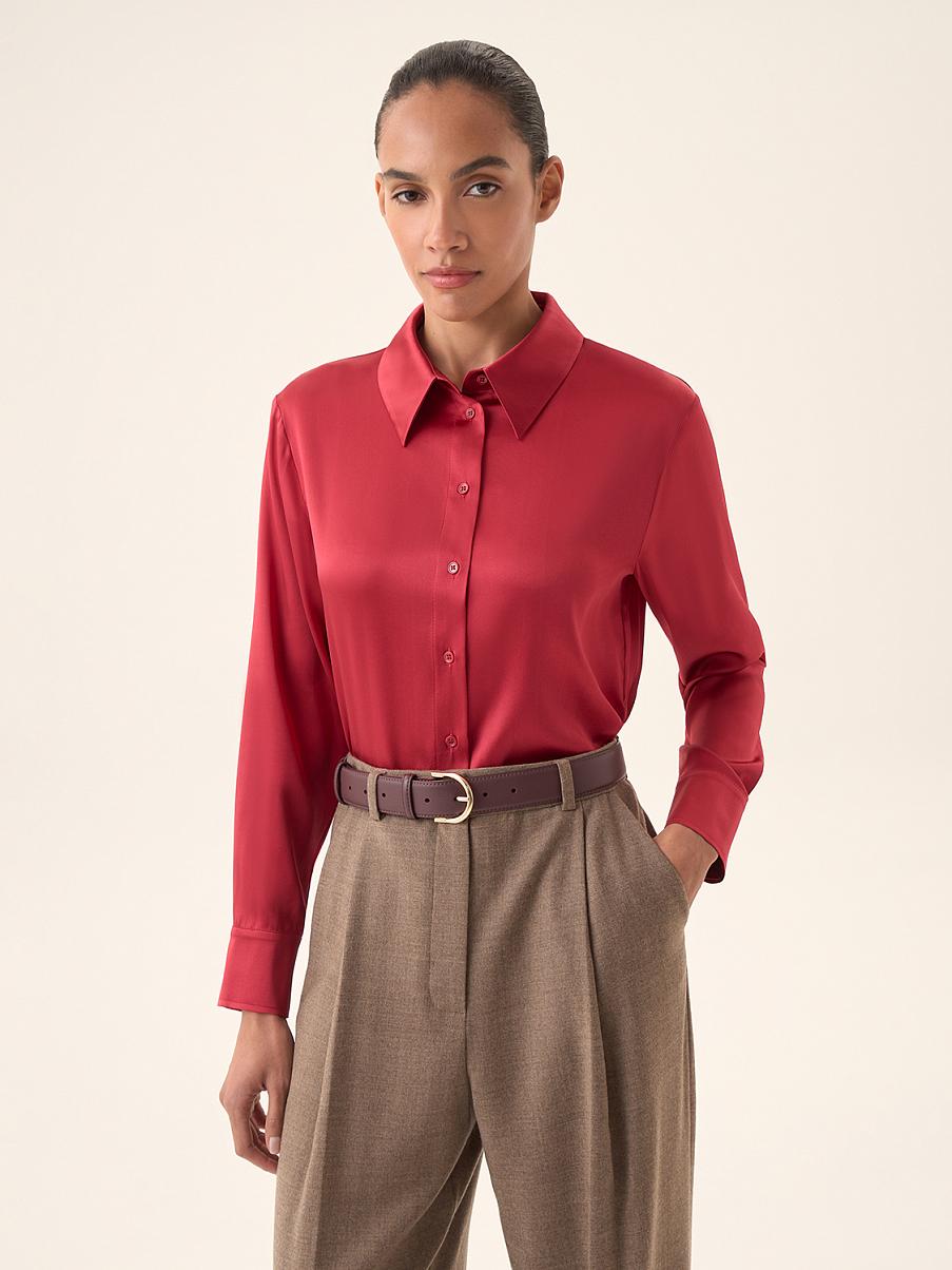 Шелковая рубашка