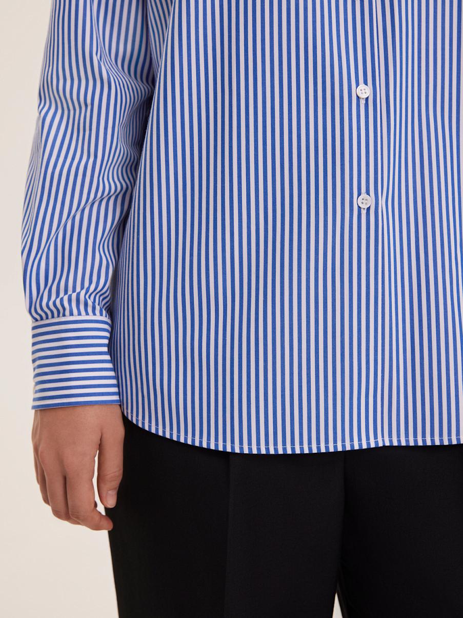 Рубашка в полоску из хлопка