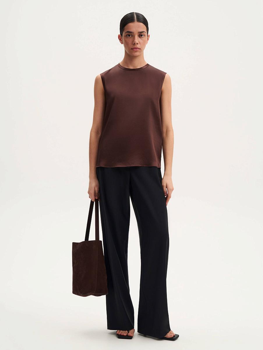 Топ из натурального шелка