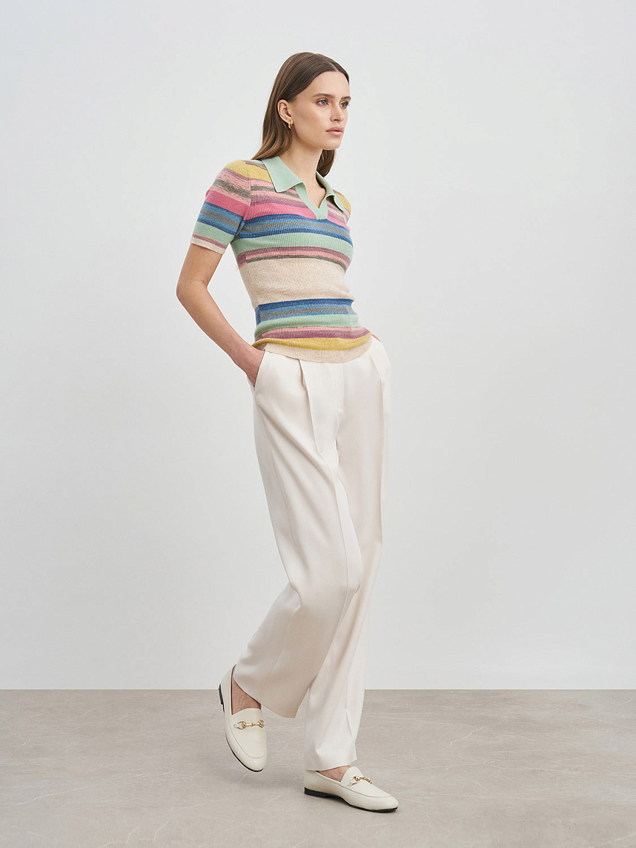 Прямые брюки со стрелками