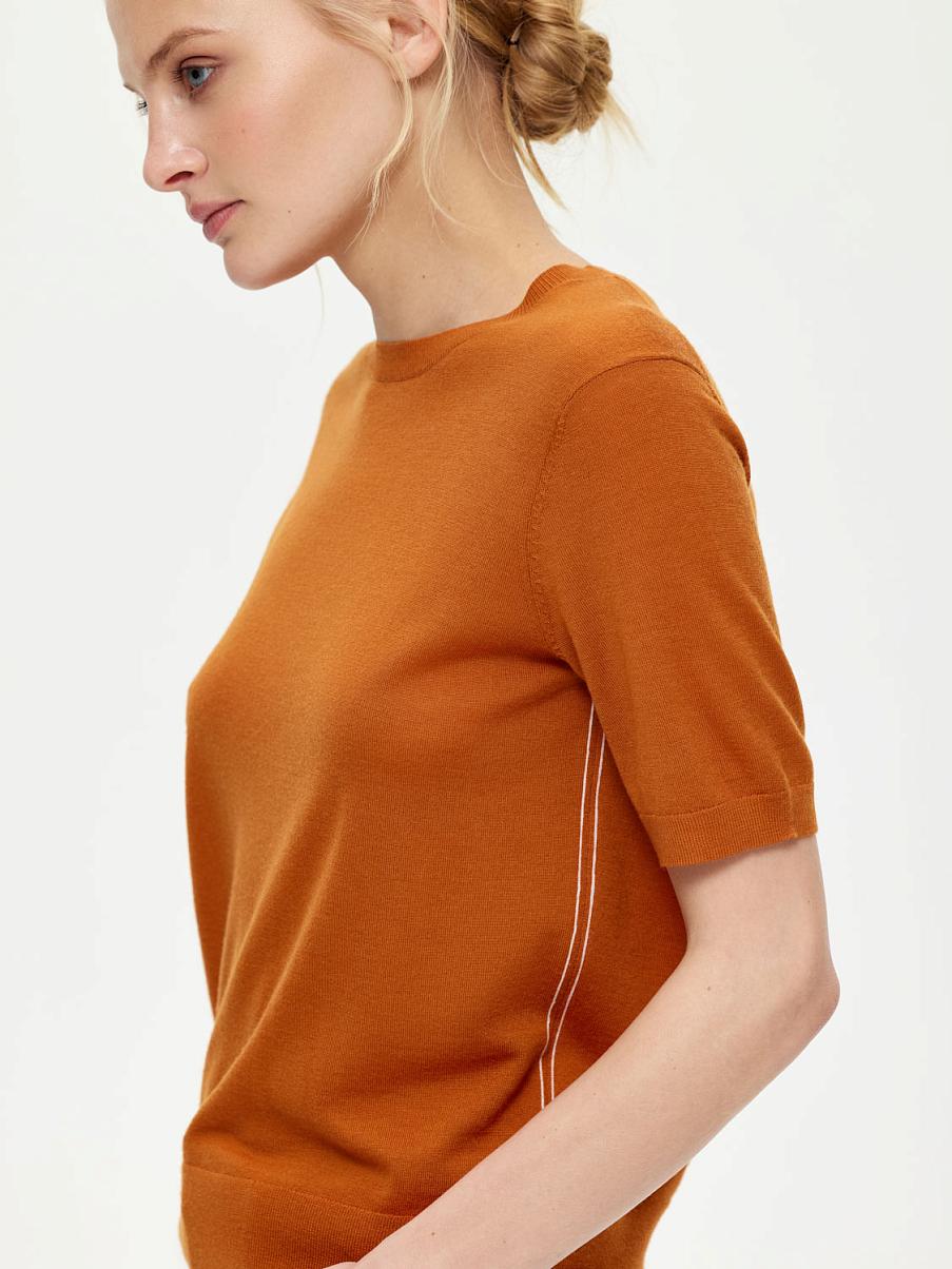 Трикотажная футболка из шерсти мериноса