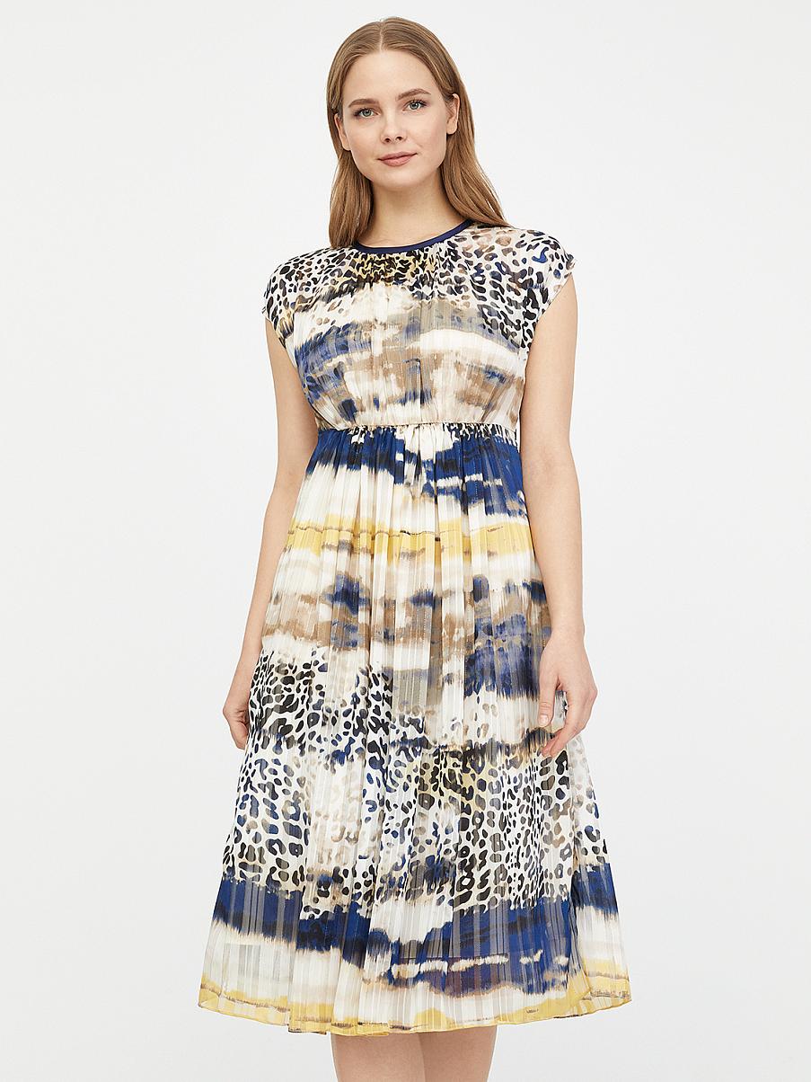 Шифоновое платье миди А-силуэта