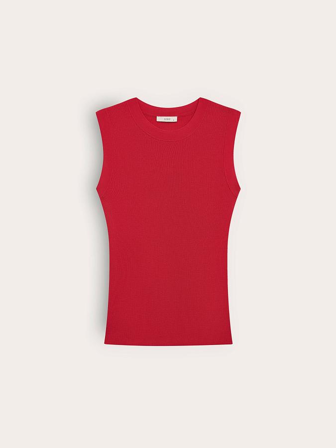 LSSM-070050 Трикотажная блуза (коралловый, XS)