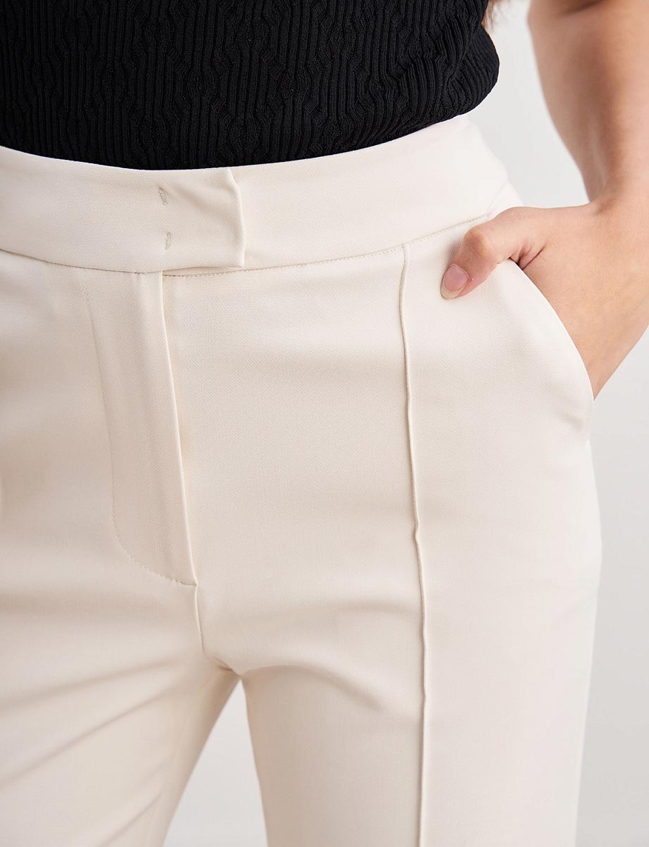 Прямые облегающие брюки со стрелками