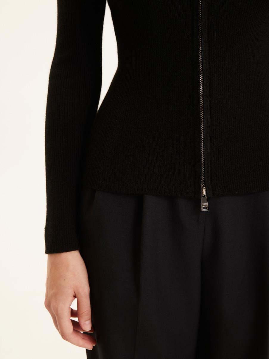Кардиган из шерсти мериноса на молнии
