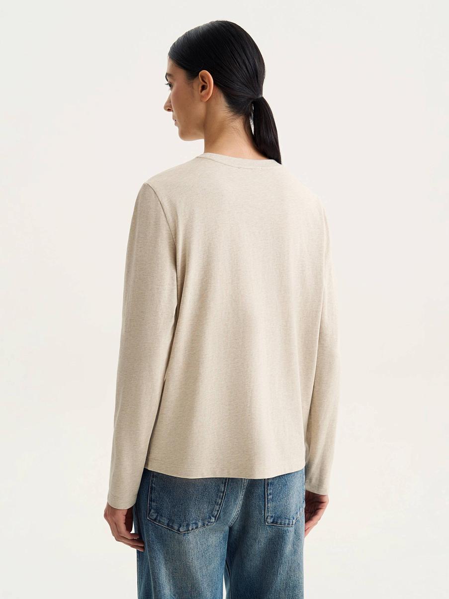 Лонгслив из хлопка