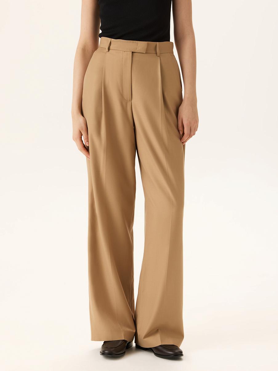 Брюки палаццо со стрелками