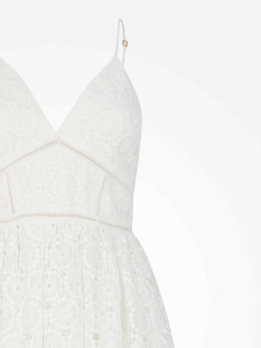 Сарафан мини с кружевом
