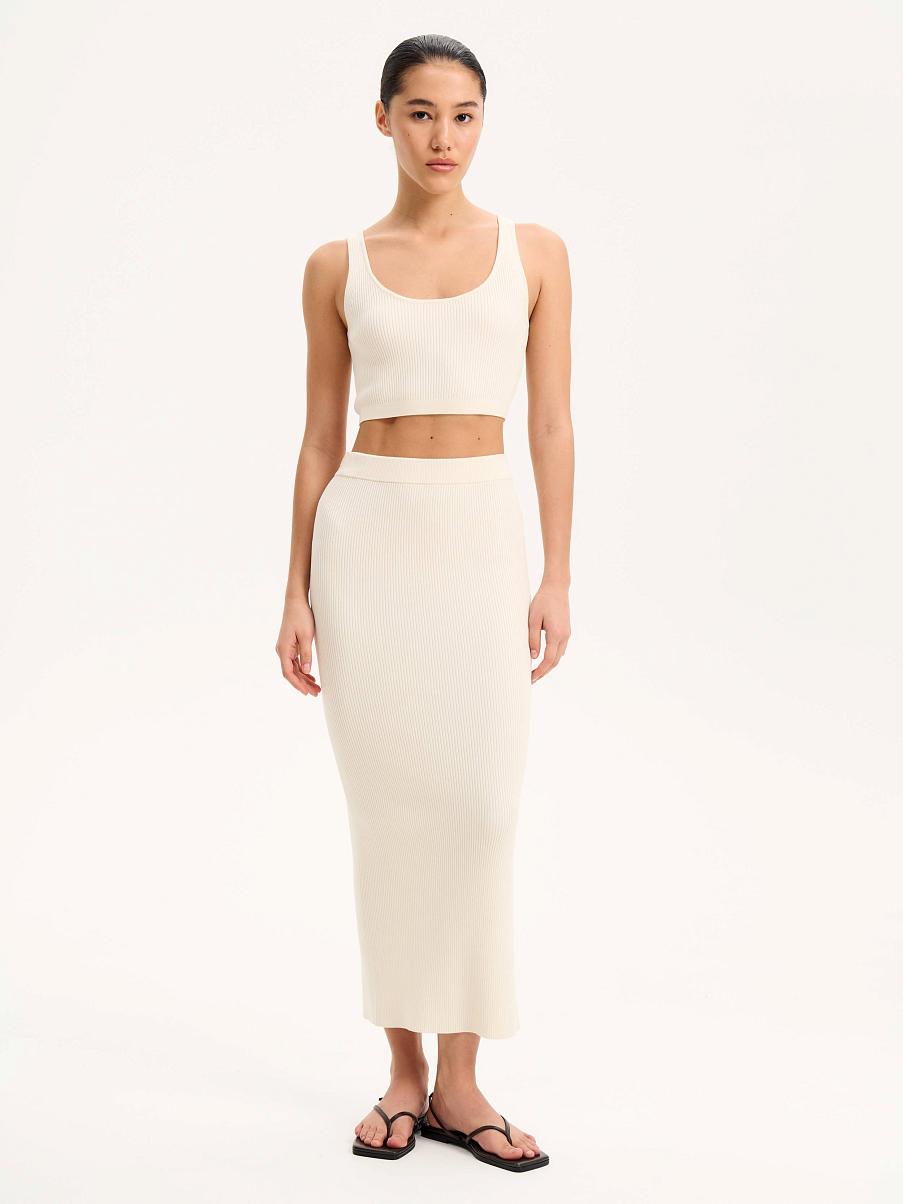 Кроп-топ с шелком