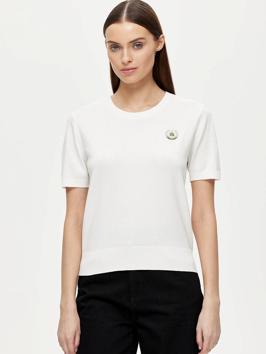 Трикотажная футболка из хлопка