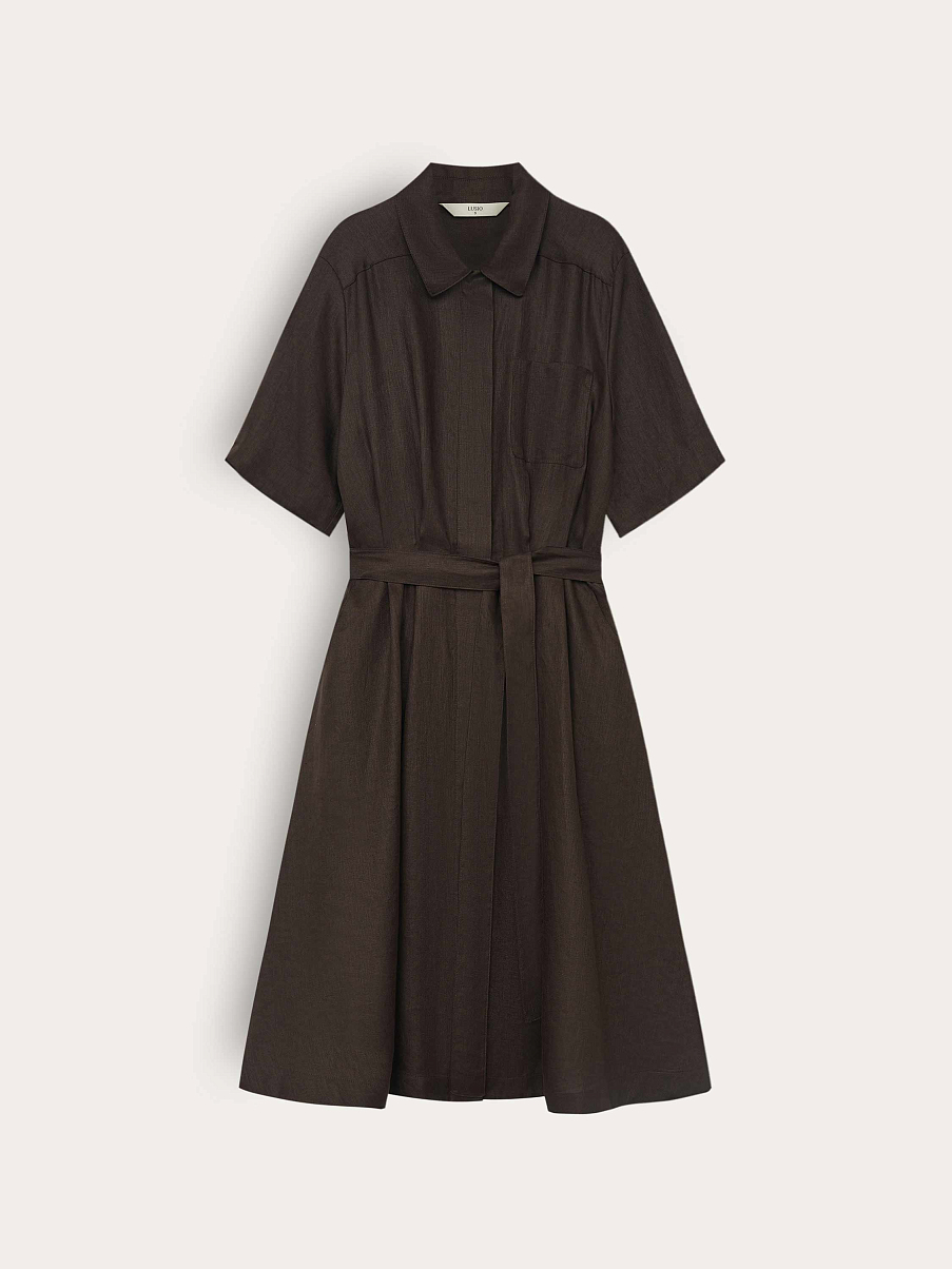 Платье льняное