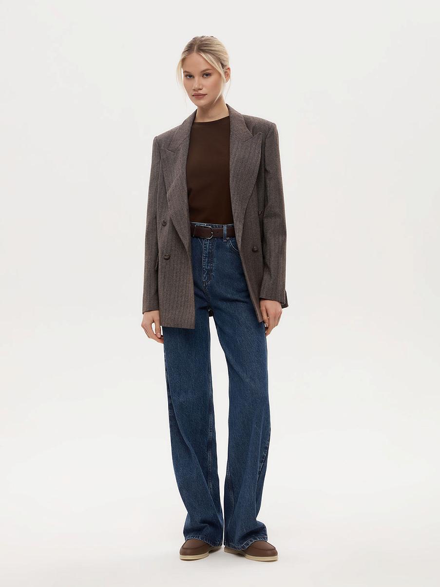 Лонгслив прямого кроя