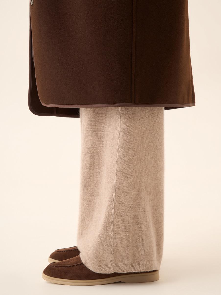 Утепленные лоферы из натуральной замши