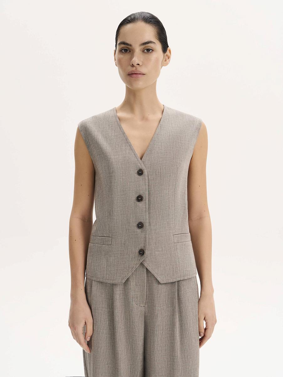 Жилетка льняная