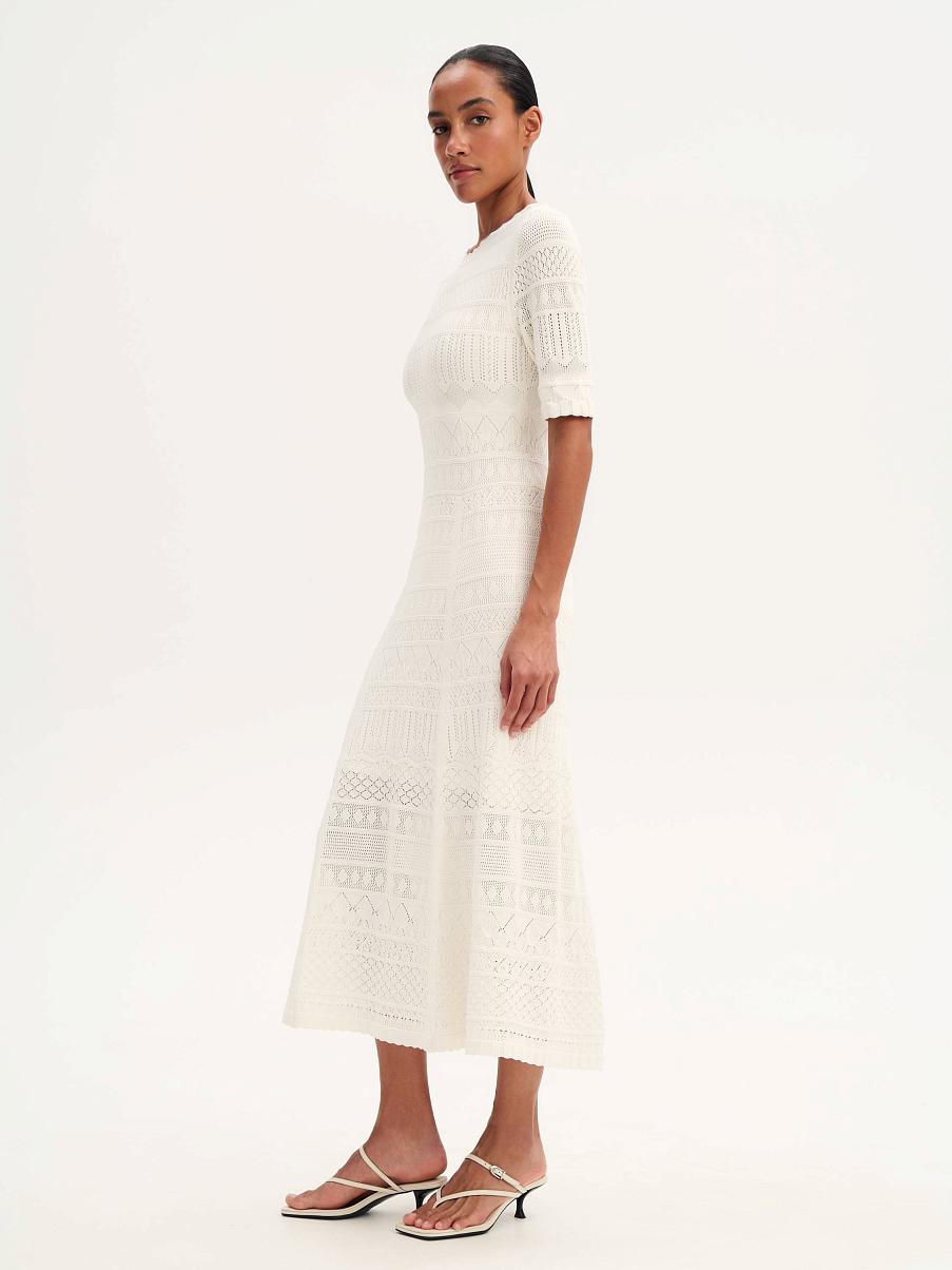 Платье трикотажное миди