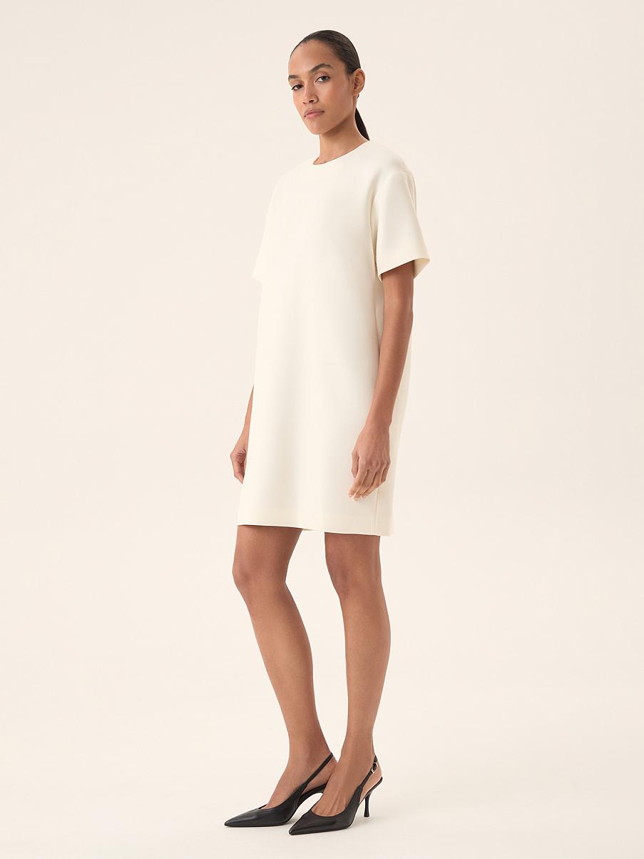 Платье мини с шерстью