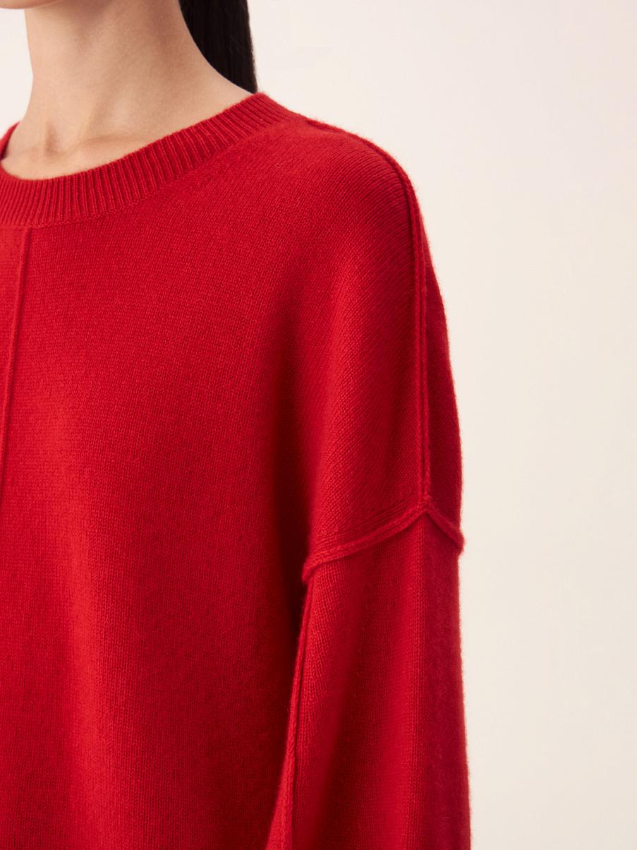 Оверсайз джемпер из кашемира