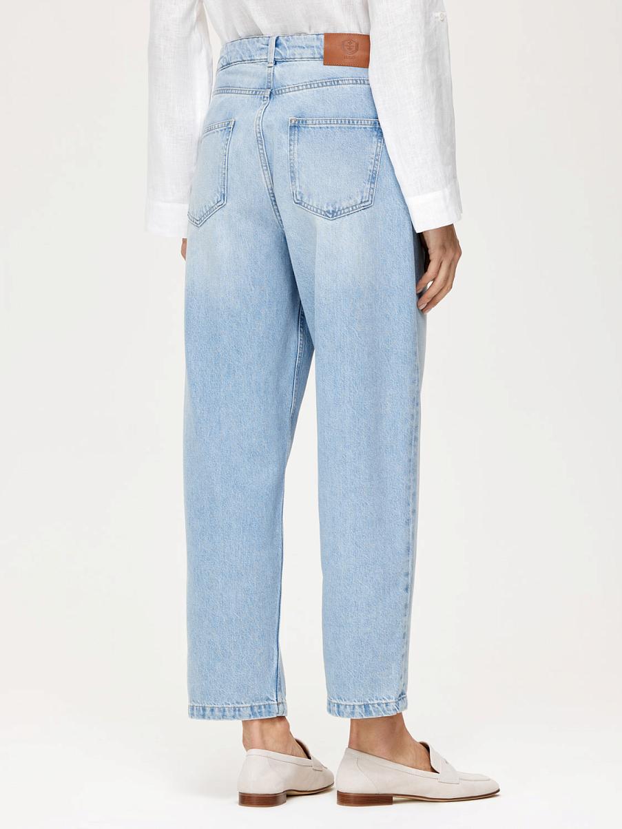 Джинсы мом из хлопка