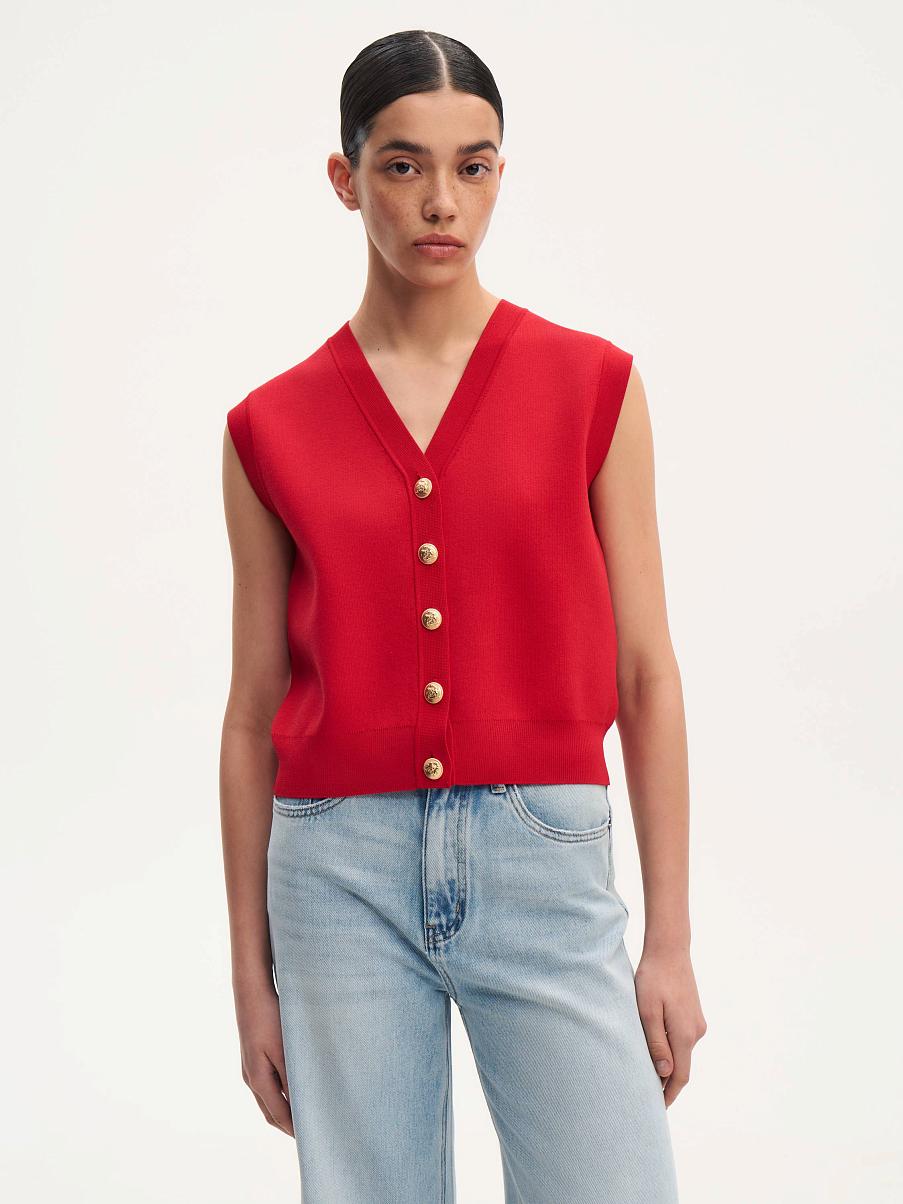 Жилетка трикотажная