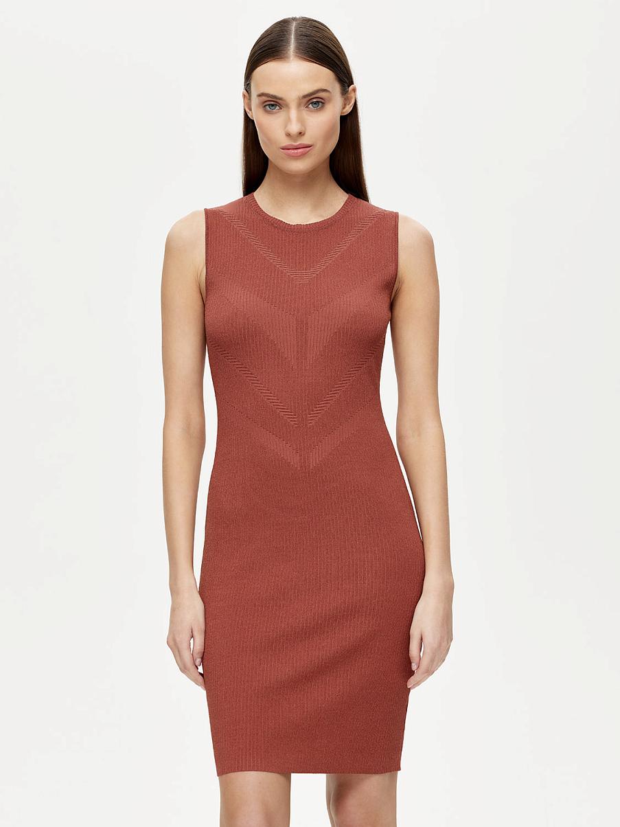 Трикотажное платье мини